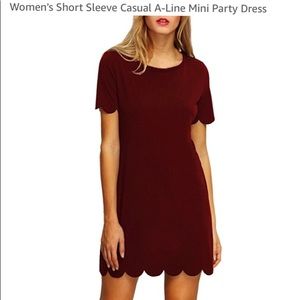A line mini dress